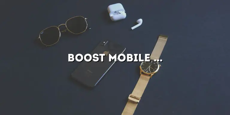 Boost Mobile iPhone 7: A Comprehensive Guide to the Budget-Friendly Device