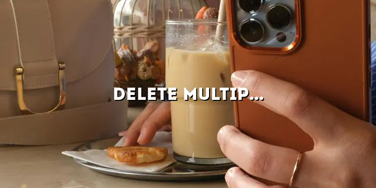 Delete Multiple Apps on iPhone: A Comprehensive Guide