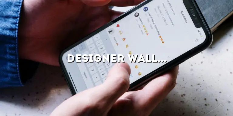 Designer Wallpaper for iPhone: Elevate Your Device’s Style and Functionality