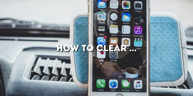 How to Clear Cache on iPhone: The Ultimate Guide
