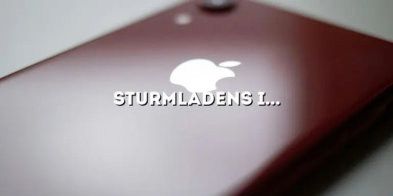 Sturmladens iPhone Case Review: The Ultimate Protection for Your Device