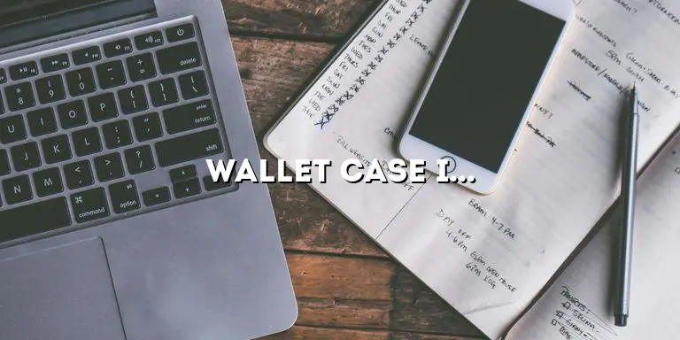 Wallet Case iPhone 8: The Perfect Blend of Style and Functionality
