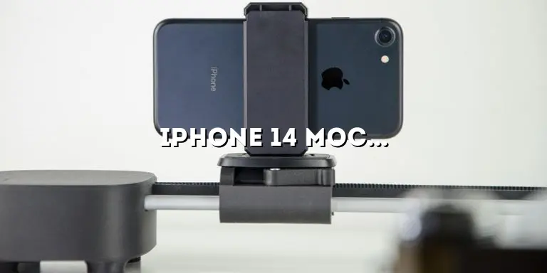 iPhone 14 Mockup: A Detailed Look at Upcoming Design and Features