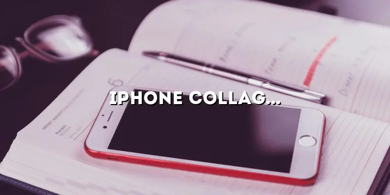 iPhone Collage Wallpaper: Create Personalized Home Screens