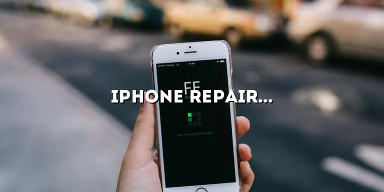 iPhone Repair in Waco: Expert Tips and Trusted Services