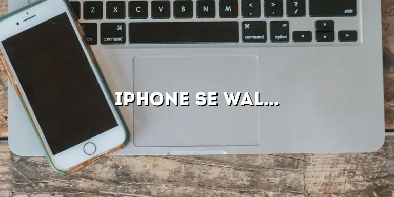 iPhone SE Wallpapers: Enhance Your Device with Stunning Visuals